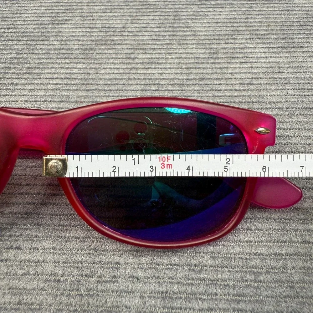 Zoo York Sunglasses Pink Translucent Frames Blue Mirrored Lens 20050-822650 Y2k
